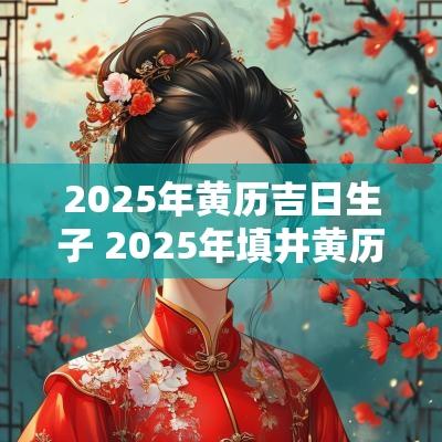 2025年黄历吉日生子 2025年填井黄历吉日