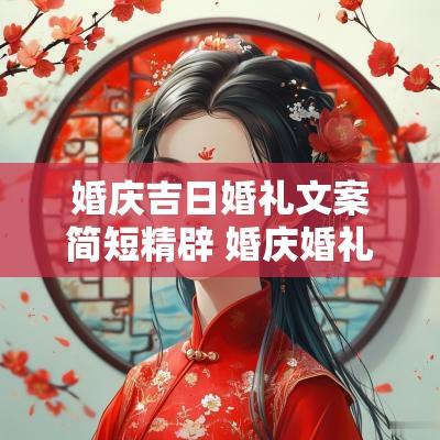 婚庆吉日婚礼文案简短精辟 婚庆婚礼布置文案高质量短句
