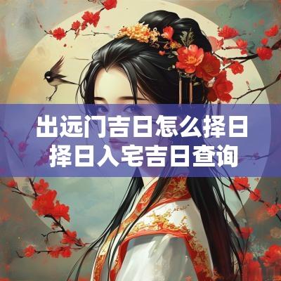 出远门吉日怎么择日 择日入宅吉日查询表