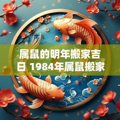 属鼠的明年搬家吉日 1984年属鼠搬家吉日