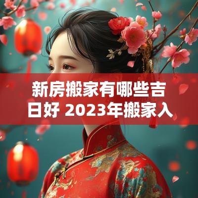 新房搬家有哪些吉日好 2025年搬家入住新房的吉日吉时