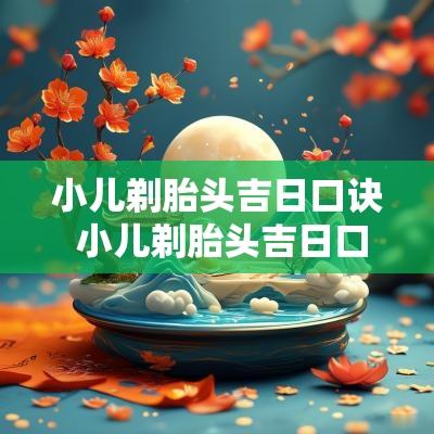 小儿剃胎头吉日口诀 小儿剃胎头吉日口诀表