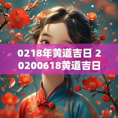 0218年黄道吉日 20250618黄道吉日