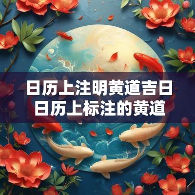 日历上注明黄道吉日 日历上标注的黄道吉日准吗