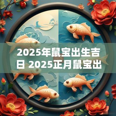 2025年鼠宝出生吉日 2025正月鼠宝出生吉日