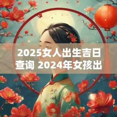 2025女人出生吉日查询 2025年女孩出生的最佳农历日期