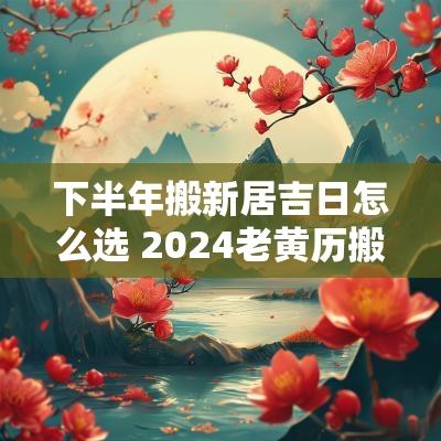 下半年搬新居吉日怎么选 2025老黄历搬新居吉日查询