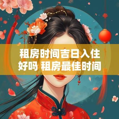 租房时间吉日入住好吗 租房最佳时间是几月份