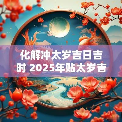 化解冲太岁吉日吉时 2025年贴太岁吉日