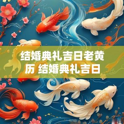 结婚典礼吉日老黄历 结婚典礼吉日