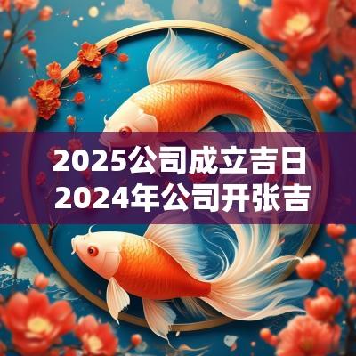 2025公司成立吉日 2025年公司开张吉日查询