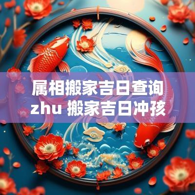 属相搬家吉日查询zhu 搬家吉日冲孩子属相