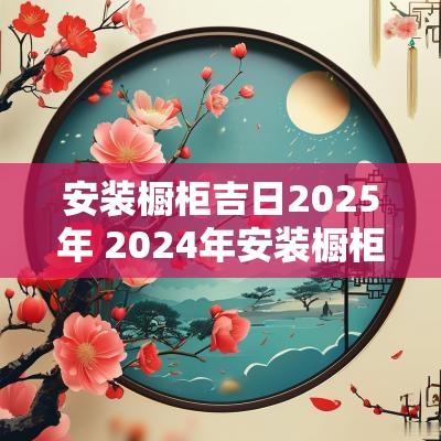 安装橱柜吉日2025年 2025年安装橱柜吉日详情