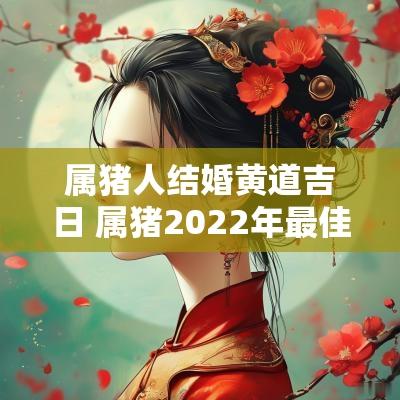 属猪人结婚黄道吉日 属猪2025年最佳结婚黄道吉日