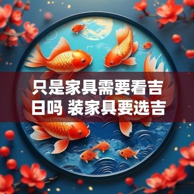 只是家具需要看吉日吗 装家具要选吉日吗