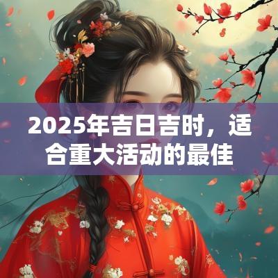 2025年吉日吉时，适合重大活动的最佳时机
