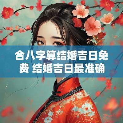 合八字算结婚吉日免费 结婚吉日最准确的方法
