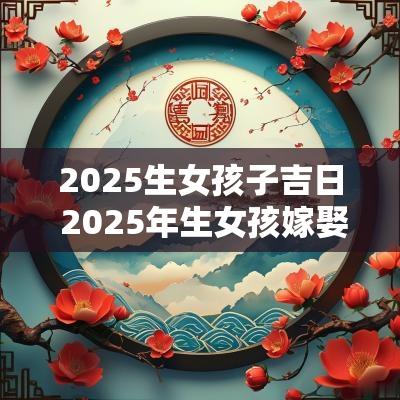 2025生女孩子吉日 2025年生女孩嫁娶吉日