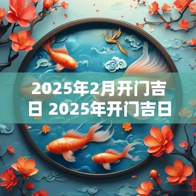 2025年2月开门吉日 2025年开门吉日查询表