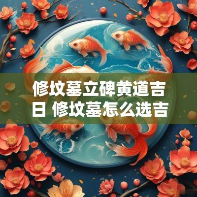 修坟墓立碑黄道吉日 修坟墓怎么选吉日