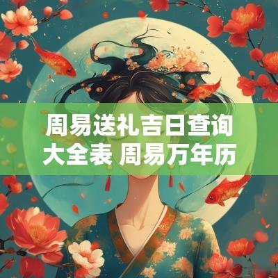周易送礼吉日查询大全表 周易万年历黄道吉日