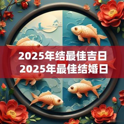 2025年结最佳吉日 2025年最佳结婚日子