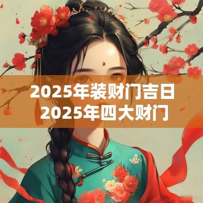 2025年装财门吉日 2025年四大财门