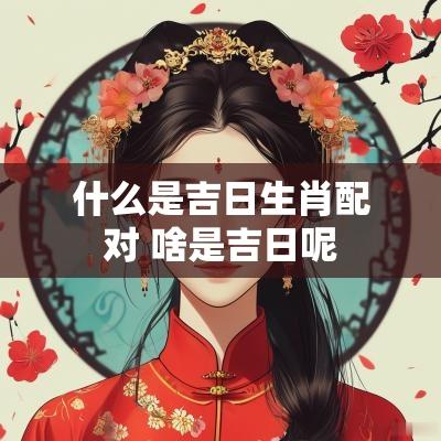 什么是吉日生肖配对 啥是吉日呢