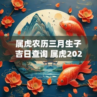 属虎农历三月生子吉日查询 属虎2025年生孩子吉日