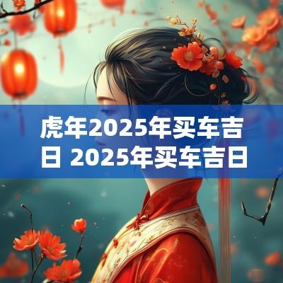 蛇年2025年买车吉日 2025年买车吉日属虎