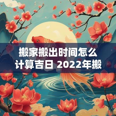 搬家搬出时间怎么计算吉日 2025年搬家最旺的吉日及时间