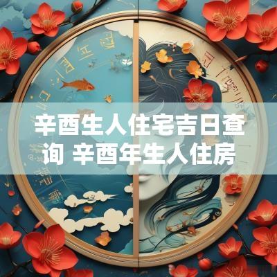 辛酉生人住宅吉日查询 辛酉年生人住房朝向
