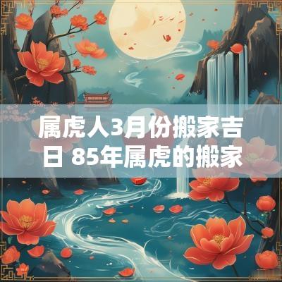 属虎人3月份搬家吉日 85年属虎的搬家吉日查询