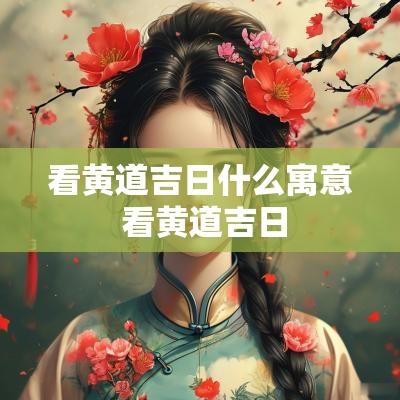 看黄道吉日什么寓意 看黄道吉日