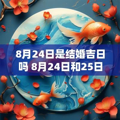 8月24日是结婚吉日吗 8月24日和25日哪天是吉日