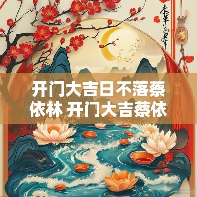 开门大吉日不落蔡依林 开门大吉蔡依林日不落
