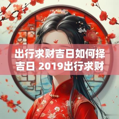 出行求财吉日如何择吉日 2019出行求财吉日查询
