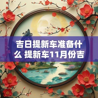 吉日提新车准备什么 提新车11月份吉日