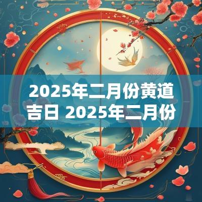 2025年二月份黄道吉日 2025年二月份黄道吉日查询