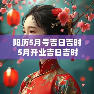 阳历5月号吉日吉时 5月开业吉日吉时