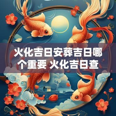 火化吉日安葬吉日哪个重要 火化吉日查询2025年