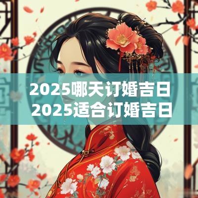 2025哪天订婚吉日 2025适合订婚吉日