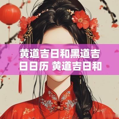 黄道吉日和黑道吉日日历 黄道吉日和黑道日对照表