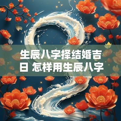 生辰八字择结婚吉日 怎样用生辰八字择结婚吉日