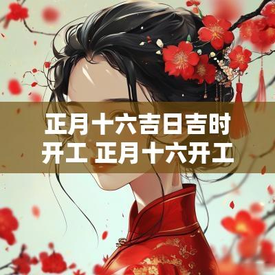 正月十六吉日吉时开工 正月十六开工最佳时辰