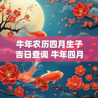 蛇年农历四月生子吉日查询 蛇年四月生宝宝吉日吉时