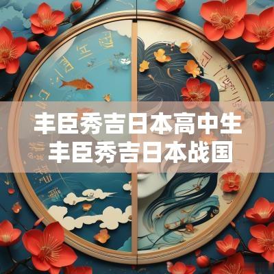 丰臣秀吉日本高中生 丰臣秀吉日本战国一代枭雄