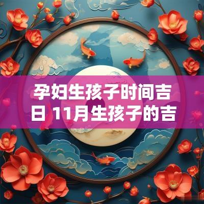 孕妇生孩子时间吉日 11月生孩子的吉日