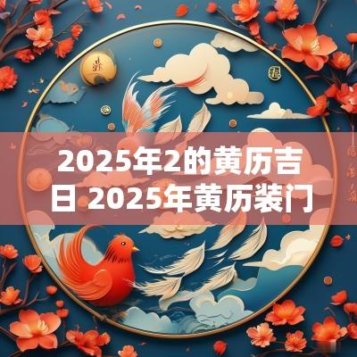 2025年2的黄历吉日 2025年黄历装门吉日