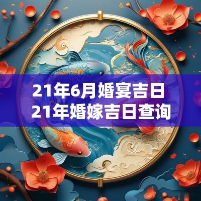 21年6月婚宴吉日 21年婚嫁吉日查询